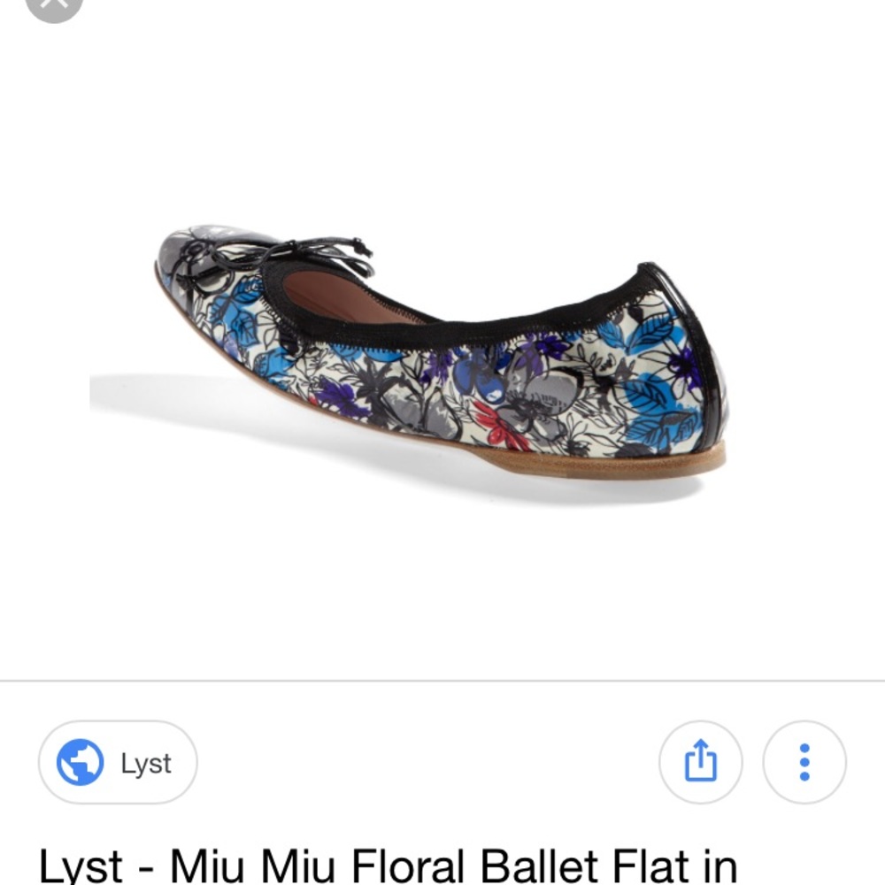 miu miu floral ballet flat - Picture 7 of 10